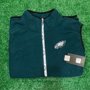 philadelphia eagles fleece vest